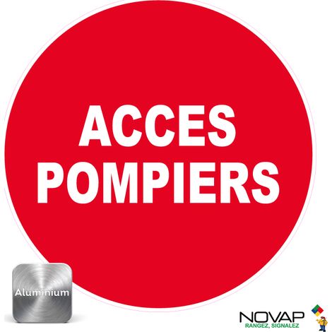 Panneau Accès pompier - Alu Ø300mm - 4010281