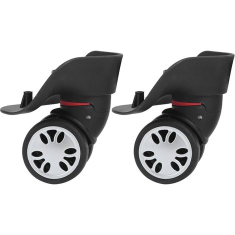 Roue Universelle pour Valise - Accessoire de Remplacement pour Bagages à Main - Fournitures de Voyage Extérieur - Grande Taille Noire (1/5)