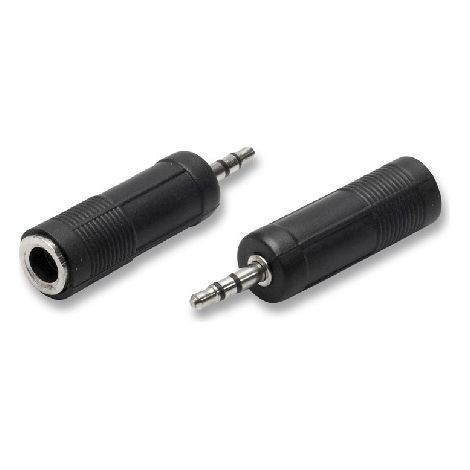 Adattatore Audio Spina Jack Maschio 3.5Mm + Presa Jack Femmina 6.35Mm (5/02)