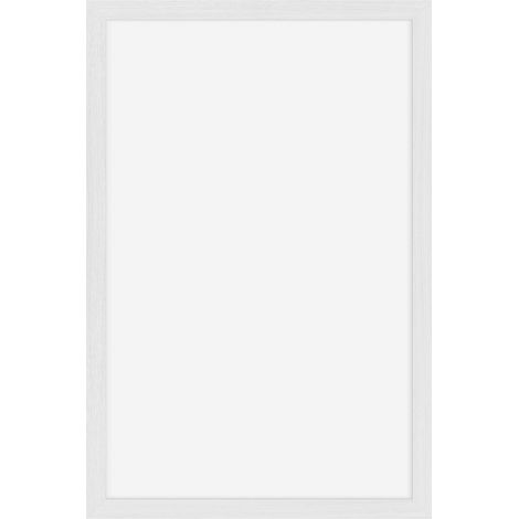 Woody ardoise blanche- Bois finition laqué blanc - feutre-craie + kit de montage inclus - 40x60cm - Securit (1/5)