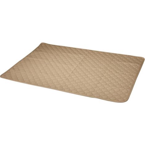 Tapis rafraîchissant pour chien et chat, couverture 100 x 70 cm, beige