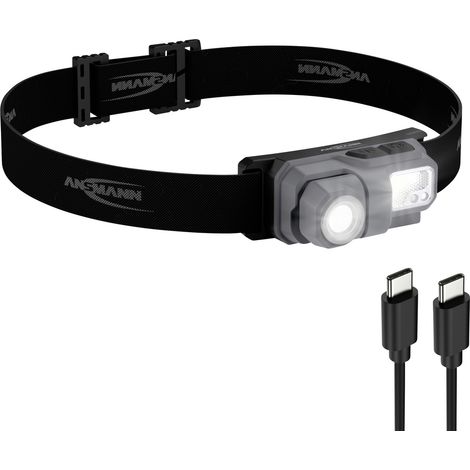 ANSMANN HD800R Sensor-Stirnlampe mit schwenkbarem Lampenkopf (1/5)