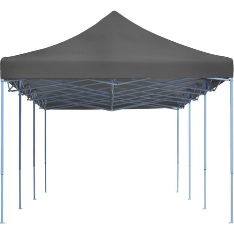 Tente de réception pliable 3 x 9 m Anthracite