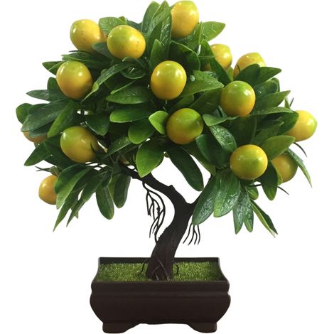 Décoration de plante artificielle en pot -Pin accueillant -Adapté aux bureaux à domicile (1/5)