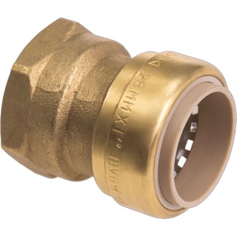 Manchon B Push Femelle à visser 1/2" (15/21) à clipser pour tube Ø16 - IBP Bänninger (1/4)