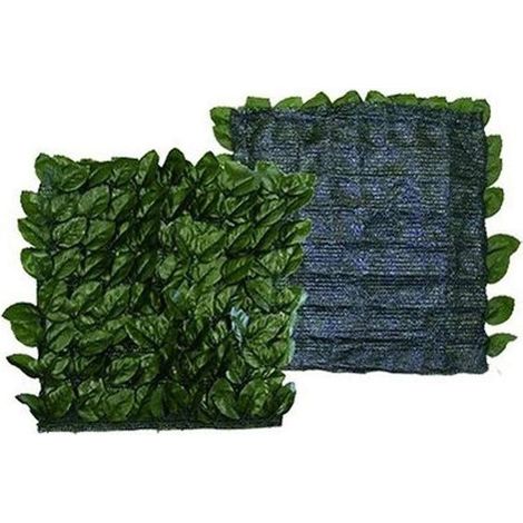 Siepe Artificiale Lauro Plus con Rete Ombreggiante mt. 1X3 (1/4)