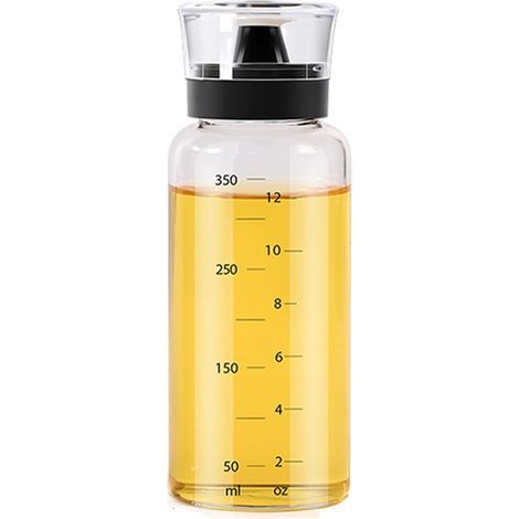 Ölspenderflasche, 350 ml, Ölflaschen für Camping, Glasölflaschen mit Skala (1/5)