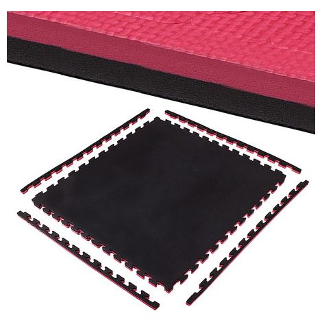Grande tappetino di schiuma 100x100cm puzzle spesso 2cm per allenamento di judo mma a doppia faccia.