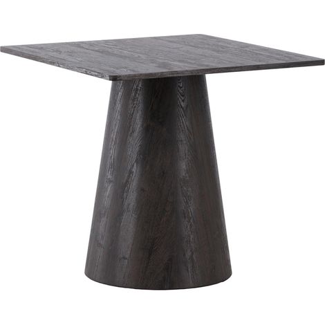 Table à Manger Design "Lanzi" 80cm Moka (1/5)