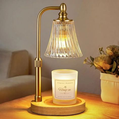 Chauffe-bougie avec minuterie et fonction de variation d'intensité lumineuse — hauteur réglable, convient pour faire fondre les blocs de bougies ou les bougies en conserve. (1/5)