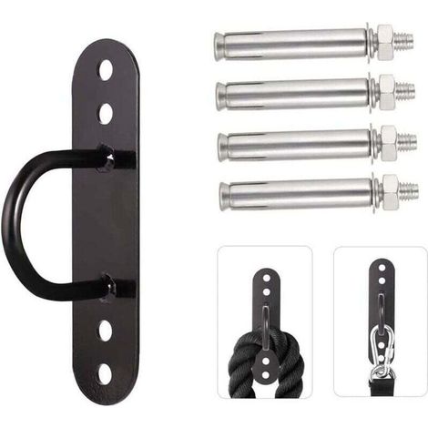 Murs/Plafond Mont Fourchette pour Gym & Home Suspension Sangles ancrer Anneaux Olympiques Fitness Training Yoga Swing (1/5)