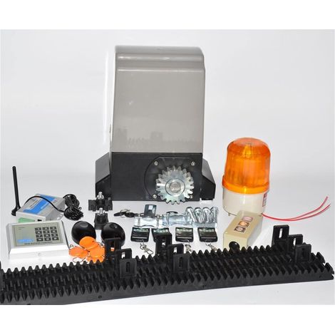 1200 kg KIT RÉGLÉ GATE Gates Slide Slide Moteur D'OUVERTURE Automatique Rails de 6m ou 7m(Kit 1) (1/5)
