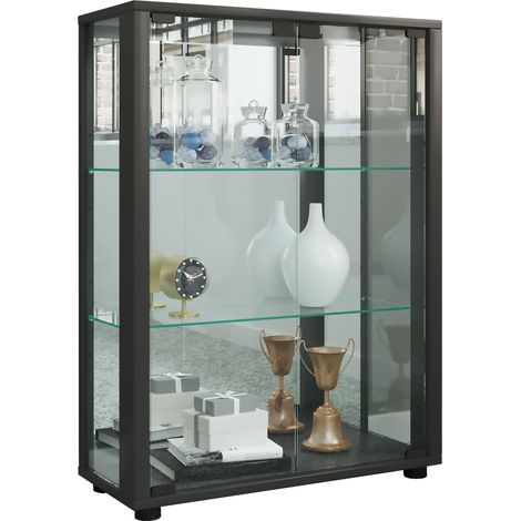 Escaparate del soporte de cristal Espejo de Sintalo 80x60x25 - VCM
