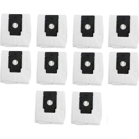 Lot de 10 sacs à poussière pour aspirateur robot 360 S8 / Botslab S8 Plus / Honor Choice R2 / R2s Lite / R2 Plus à vidage automatique