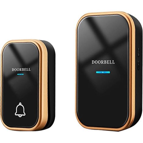 Online Store - Sonnette intelligente étanche, 36 sonneries au choix, portée effective de 150 mètres, avec voyant lumineux LED. (1/5)