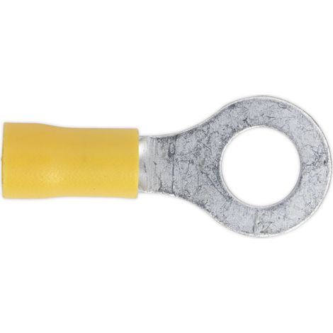 Sealey Easy-Entry Ring Terminal 8.4mm (5/16""), Yellow - Pack of 100 YT20