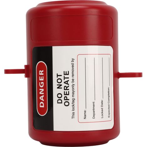 Dispositif de verrouillage de prise électrique universel, résistant à la chaleur et sécurisé, pour appareils industriels et climatiseurs.