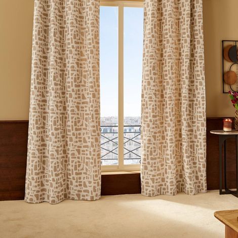 Rideau Isolant "Marlia" 140x260cm Beige (1/5)