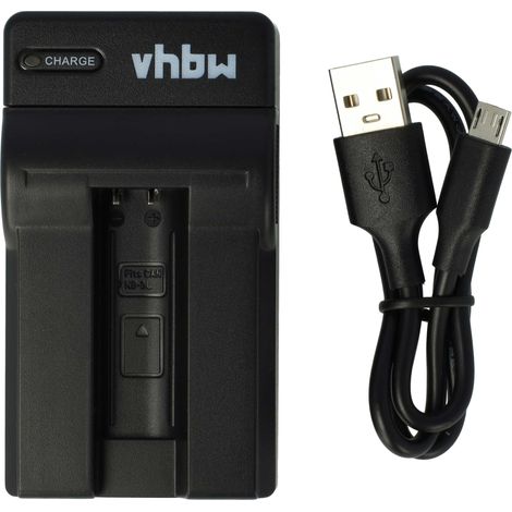 vhbw USB-C Ladegerät kompatibel mit Canon PowerShot N Facebook Ready Edition, N2, SD4500 IS Kamera - Ladeschale + USB-C Kabel Ladeanzeige (1/5)