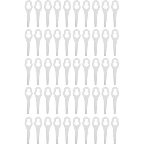 50 lames de coupe-bordures en plastique pour tondeuse BOSCH ALM 28 30 (1/5)