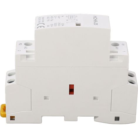 Contacteur CA compact, isolé ABS, silencieux, pour usage domestique, 2 pôles, 25 A, 50/60 Hz, 1 NO1 NC, 250 V (1/5)