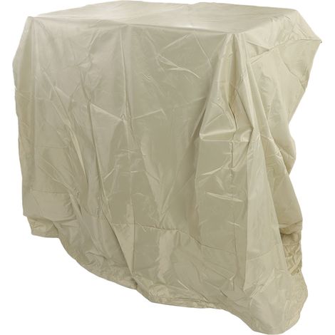 Housse de souffleuse à neige multifonctionnelle, imperméable, protection UV, grande housse anti-poussière portable pour pelle à neige, beige (1/5)