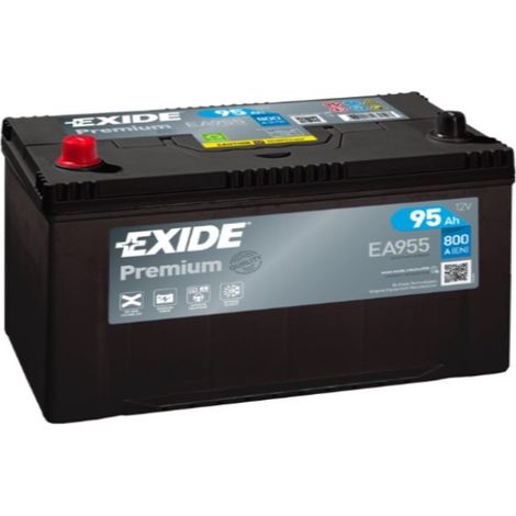 Batería de coche Tudor 95Ah EA955 Exide
