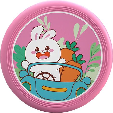 Frisbee giocattolo per bambini, design a cartoni animati, per principianti, adulti e bambini, idea regalo, coniglio Giocattolo per neonati Altri giocattoli per neonati