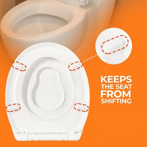 2-in-1 Family Toilet Seat Soft Close