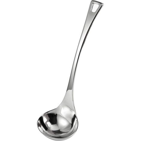 22cm Cuillère à sauce en acier inoxydable 18/10 Petite cuillère à sauce Cuillère de service pour la cuisine Lavable au lave-vaisselle (1/5)