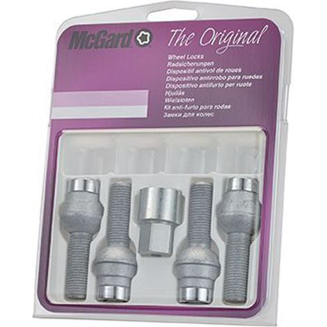 4 VIS ANTIVOL SU MCGARD M14X1.5 / R14 / LONG 28.3MM Ø17MM (1/2)