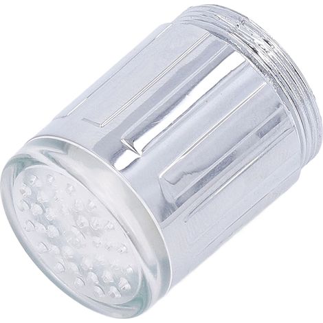 Wasserkraftbetriebener, farbiger LED-Wasserhahn mit beleuchtetem Auslauf für Küche und Bad (1/5)