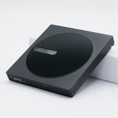 Lecteur/graveur CD/DVD externe USB 3.0 Type-C, compatible avec les lecteurs CD/DVD externes pour ordinateurs portables. (1/5)