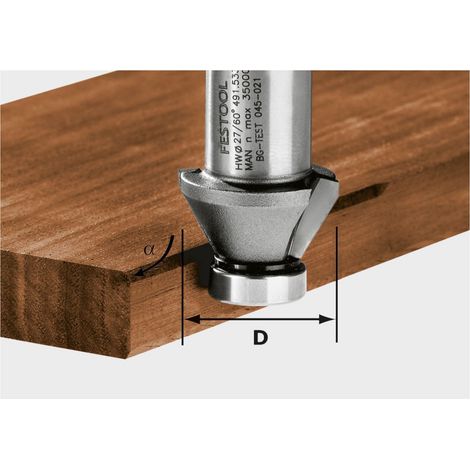 Festool Fresa de bisel HW 45°-OFK 500
