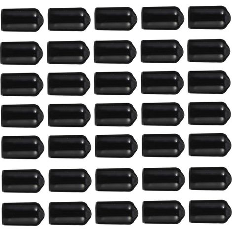 150 Pièces de Couvre-bottes Isolées en Pvc Noir pour Protection de Bornes Électriques, Facile à Ranger, pour Équipements Électroniques et Électroménagers (1/5)