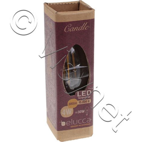 Belucca - candle led 3w e14 230v 310 lm - bcfilca3w (1/2)