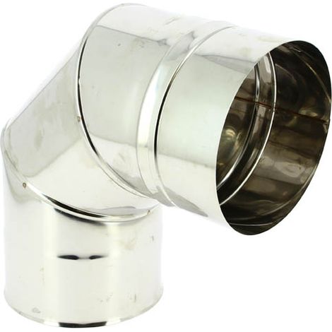 Coude inox 304 3 parties 90° Ø139