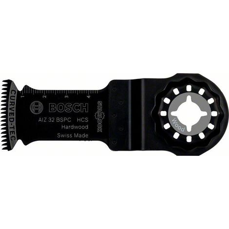 Lama per seghetto alternativo HCS AIZ 32 BSPC Legno duro, 50 x 32 mm, confezione da 5