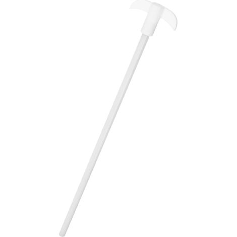 Tige D'agitateur en Ptfe Palette Blanche Résistante la Corrosion pour Mélange Précis en Laboratoire et Expériences Chimiques Réutilisable (1/5)