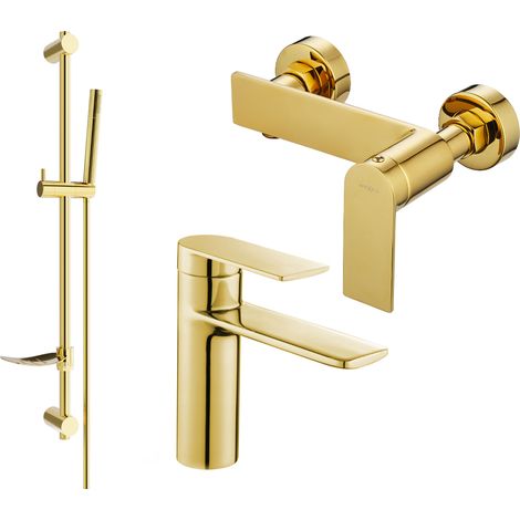 Mexen Zero DF70 Brausegarnitur, Gold - 71104DF70-50 (1/4)