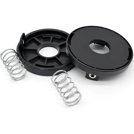 2 Pièces Couvercles de Bobine pour Einhell GE-CT 36/30 Li E Solo Coupe-Bordure Rechange Couvercle avec Ressort AGILLO 36/255 BL Bobines Débroussailleuses - (1/5)