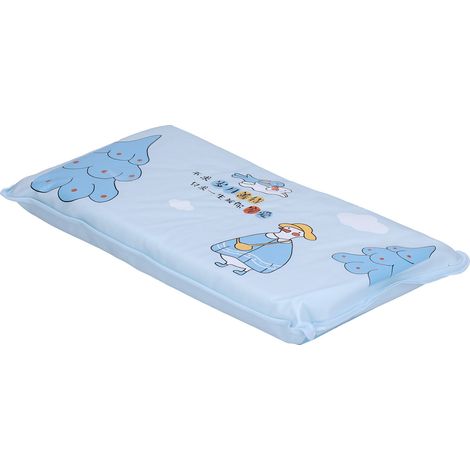 Coussin rafraîchissant gel été, matelas frais bleu ciel, oreiller glacé doux pour adulte étudiant, housse maison dortoir, coussin thermorégulateur (1/5)