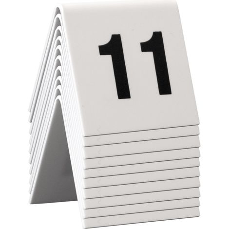 Set 10 Numeri Segnaposto 11-20