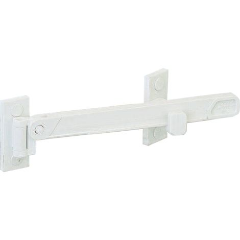 Thirard – Entrebailleur pour porte – En polyamide renforcé fibre de verre – 14 positions d'entrebâillement – Fixation sans perçage