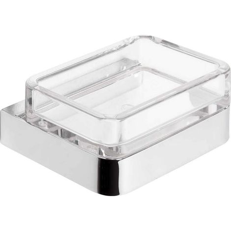 Porte-savon en laiton et verre (1/3)
