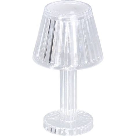 Lampe de table en cristal diamant, forte transmission de la lumière, transparente, mini étanche, lampe de chevet colorée pour chambre à coucher (1/5)