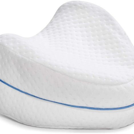 [JAMAIS UTILISÉ] Oreiller de Jambe Oreiller de Genou Orthopédique Genou Ergonomique avec Mousse à Mémoire de Forme pour Dormir pour Soulager la Pression - Hanches (1/4)