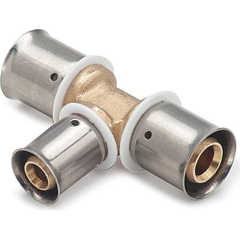 Té multicouche à sertir réduit - Ø32x3,0 - Ø26x3,0 - Ø26x3,0 - MULTIPEX