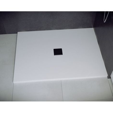 Top rectangular blanco ducha catcher - Dimensiones: 140 x 90cm