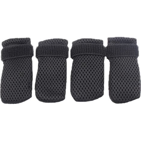 Chaussures de protection universelles XL pour pattes de chat et de chien - Noir (1/5)